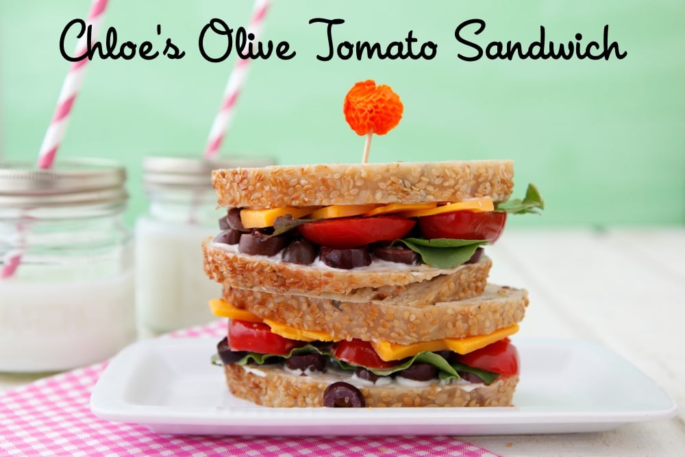 Chloe's Olive Tomato Sandwich