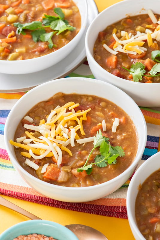 Vegetarian Chili from Weelicious.com