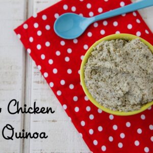 Pesto Chicken with Quinoa baby food