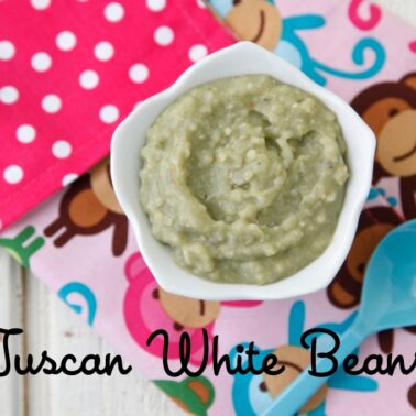 Tuscan White Beans Baby Food from Weelicious