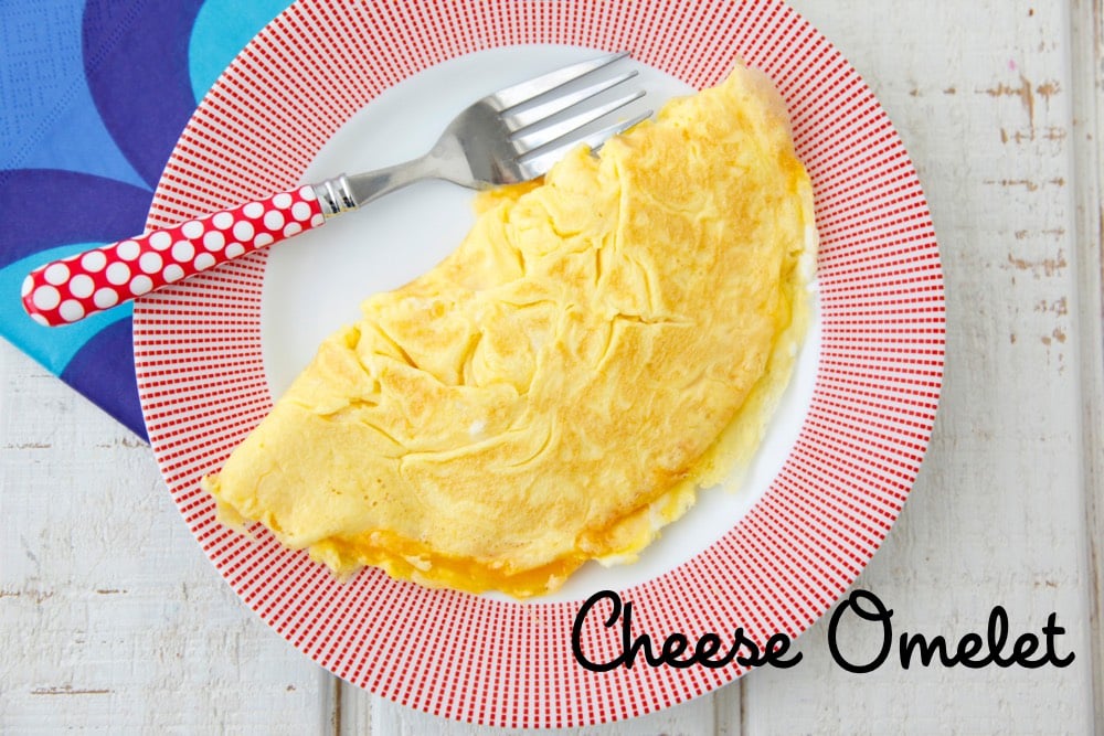 Cheese Omelette Weelicious