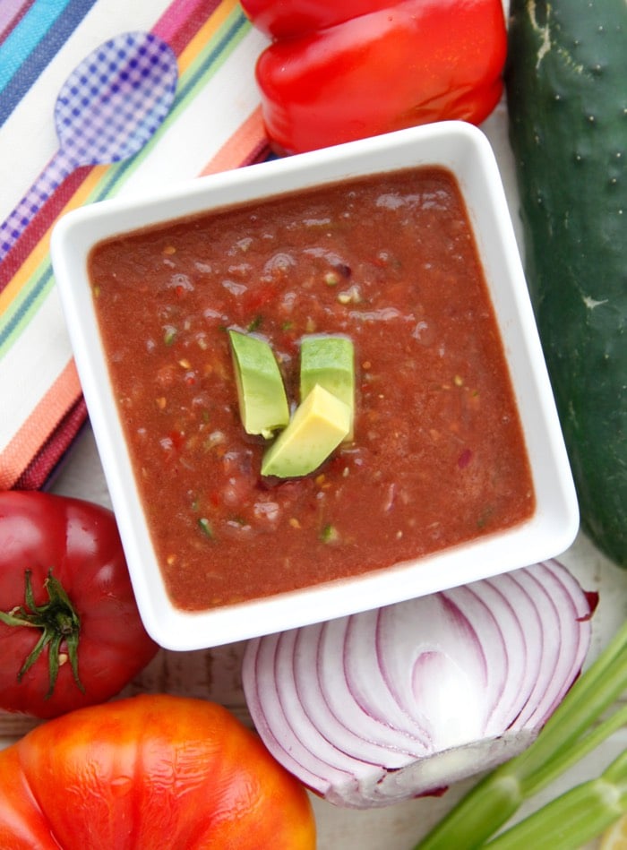 Wee Gazpacho from Weelicious