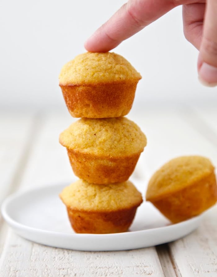 Tiny Corn Muffins from Weelicious