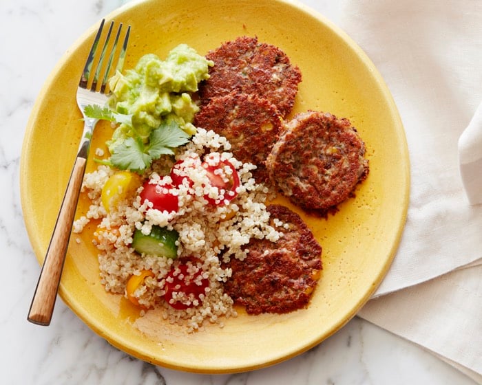 Black Bean Cakes recipe from weelicious.com