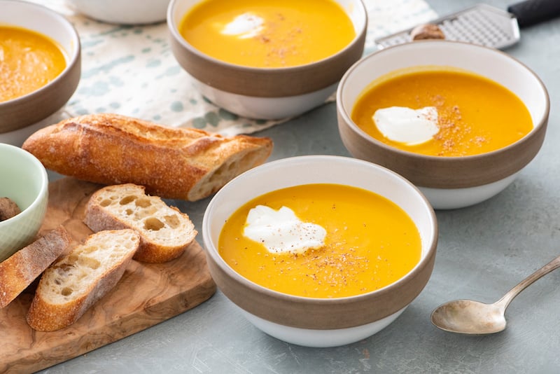 Butternut Apple Bisque Easy Healthy Recipe