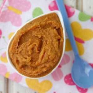 Red Lentil Puree from Weelicious