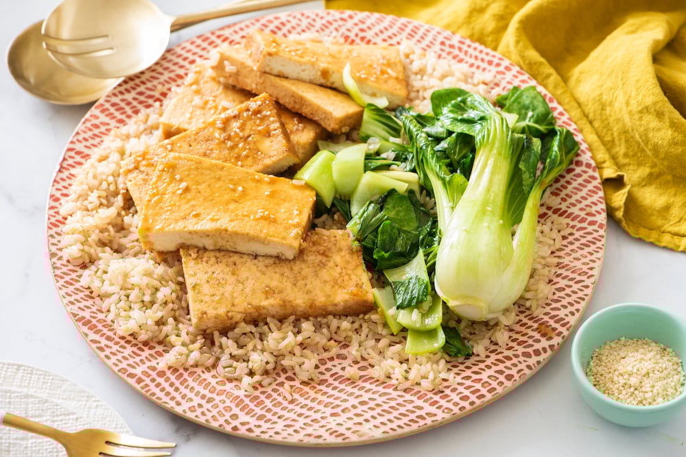 Sweet Gingery Tofu Weelicious