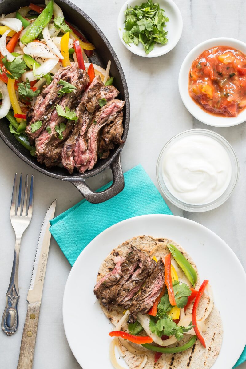Skirt Steak Fajitas Weelicious 
