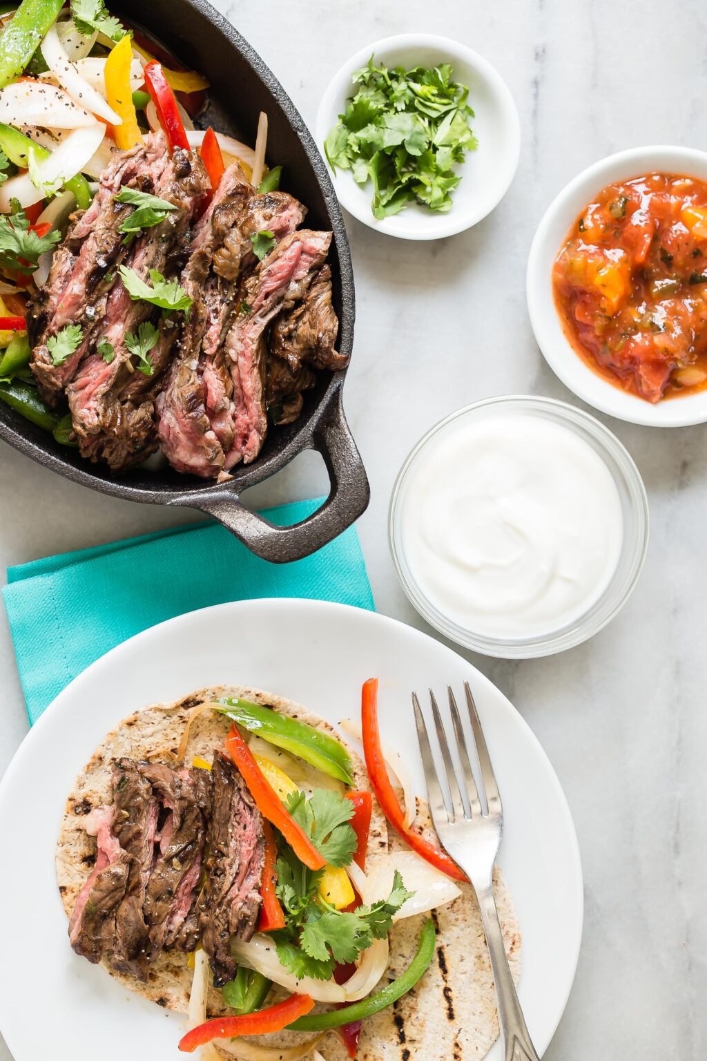 Skirt Steak Fajitas Weelicious 