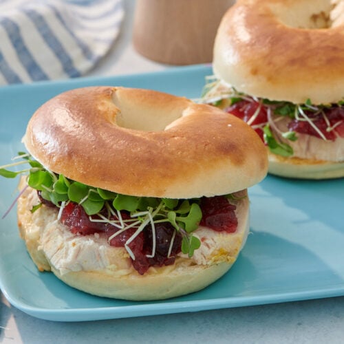 Turkey Bagel Sandwich - Super Healthy Kids