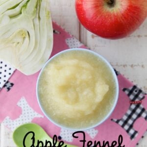 Apple Fennel Puree from Weelicious