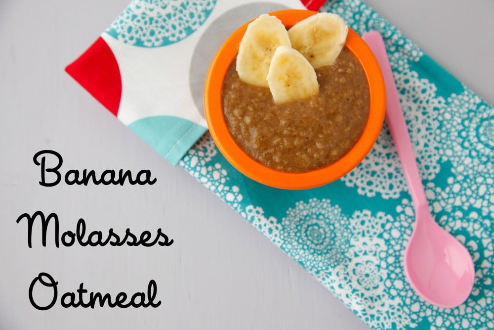 Banana Molasses Oatmeal