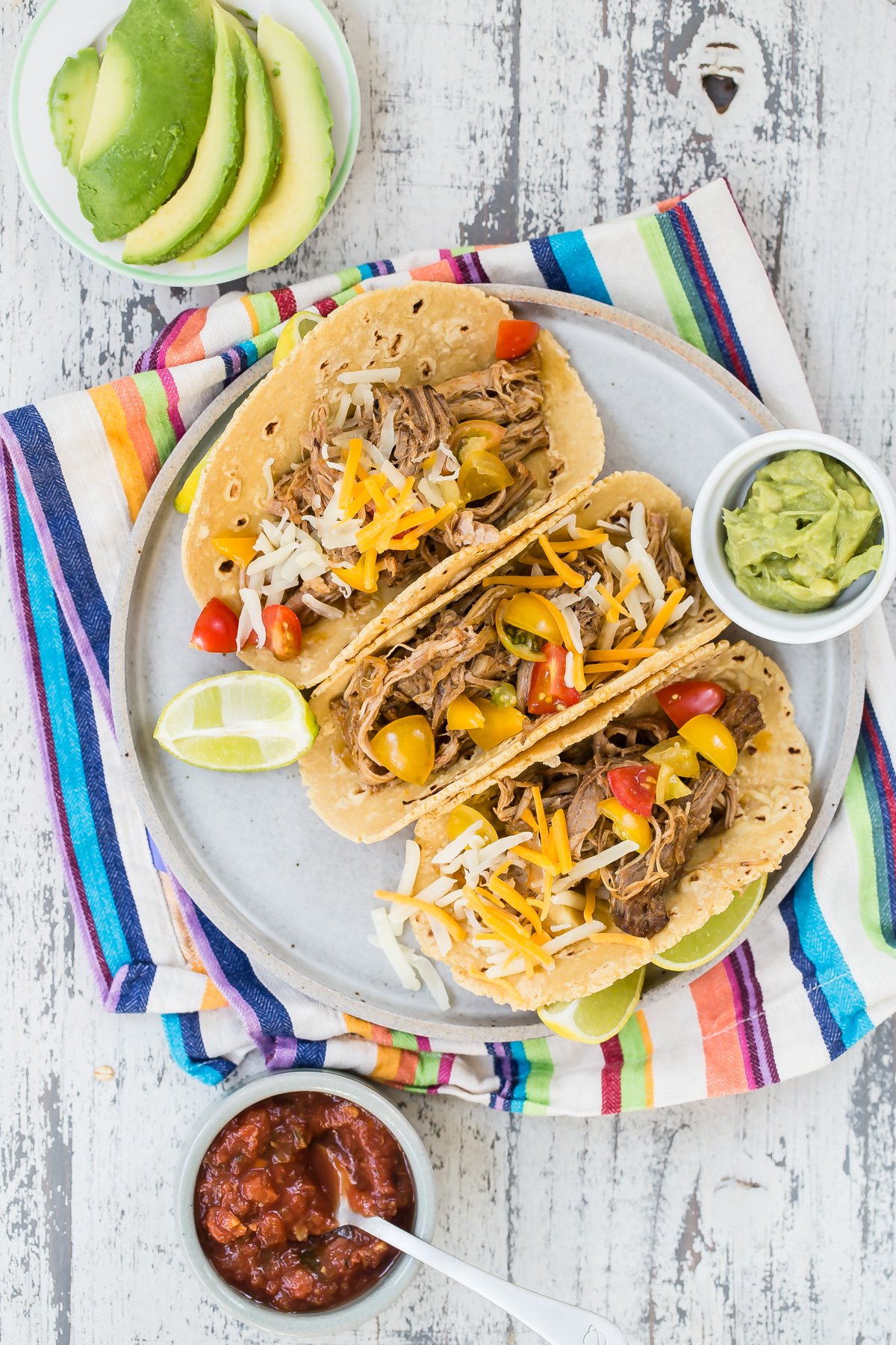 BBQ Pulled Pork Tacos - Sugar Salt Magic