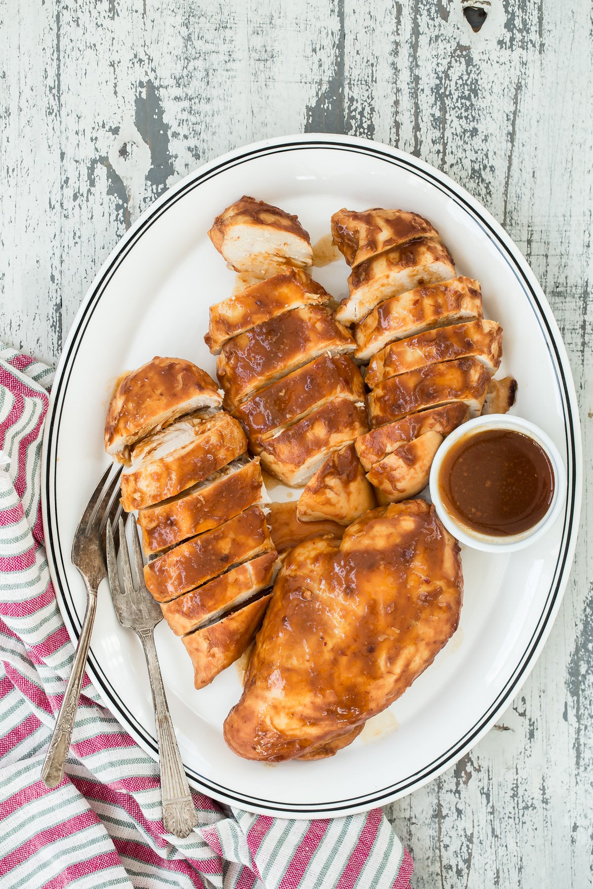 Crock Pot BBQ Chicken recipe from Weelicious.com