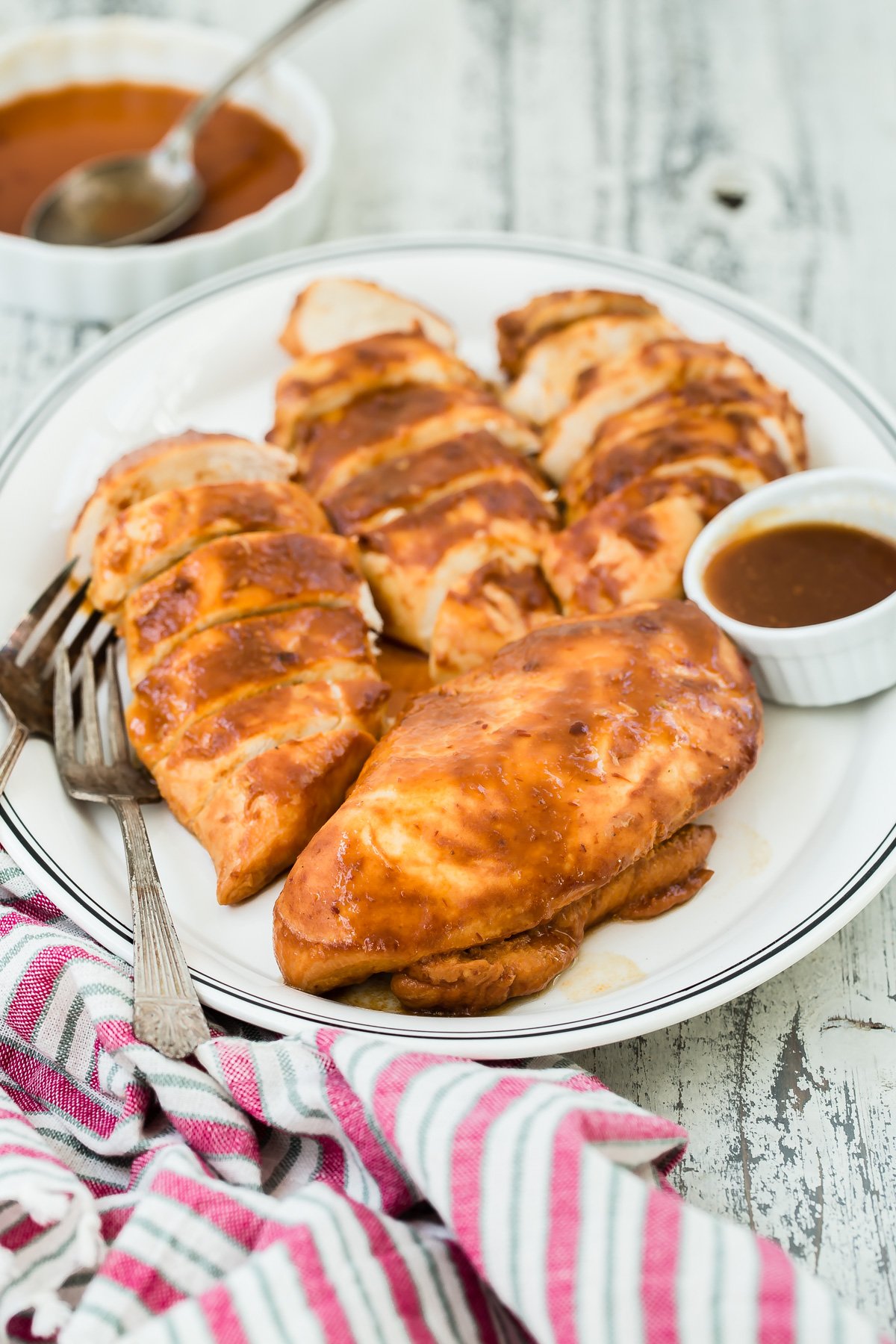 Crock Pot BBQ Chicken - Mostly Homemade Mom