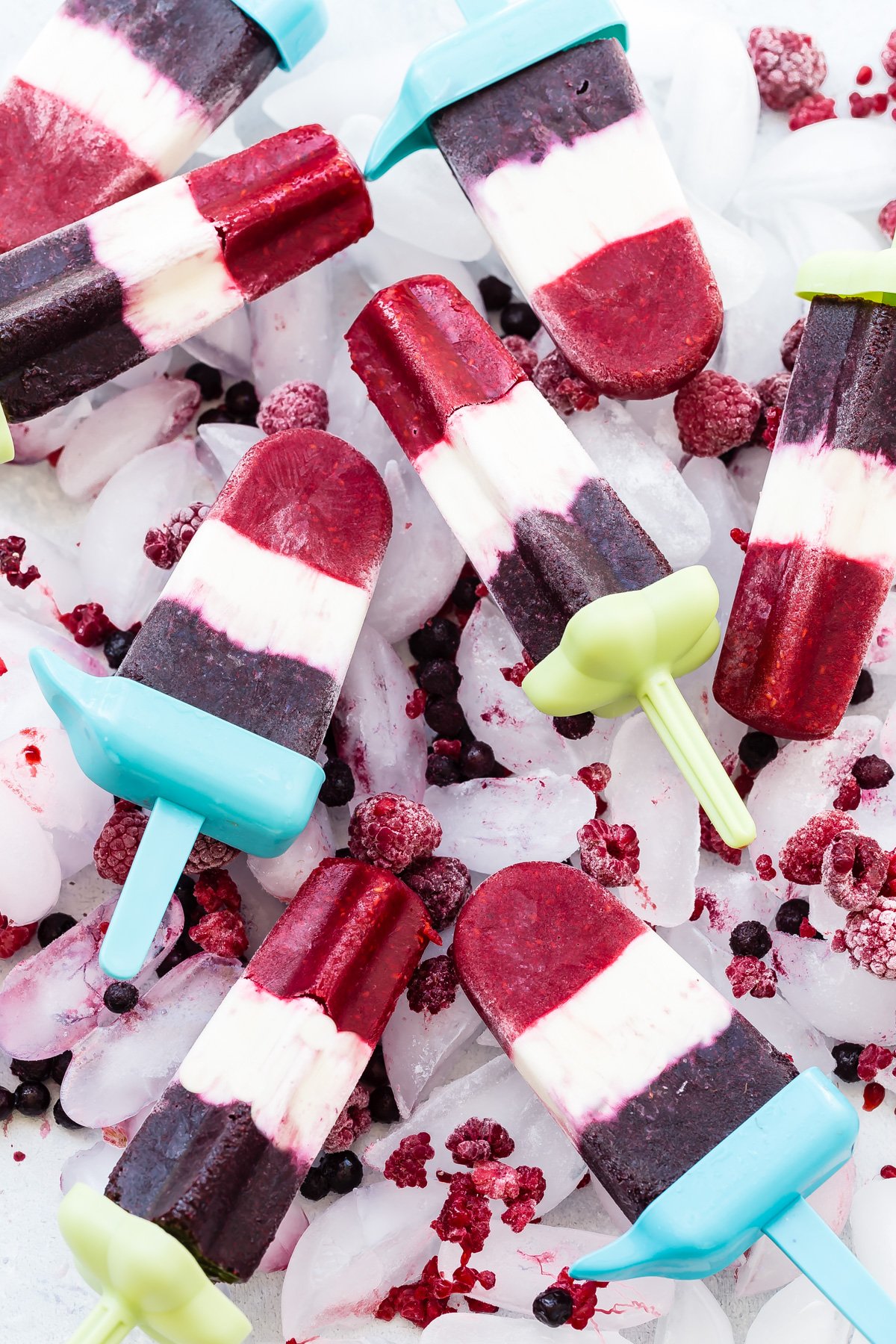 Red, White & Blue Popsicles