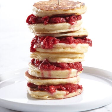 PBJ Pancakes Sammies from weelicious.com