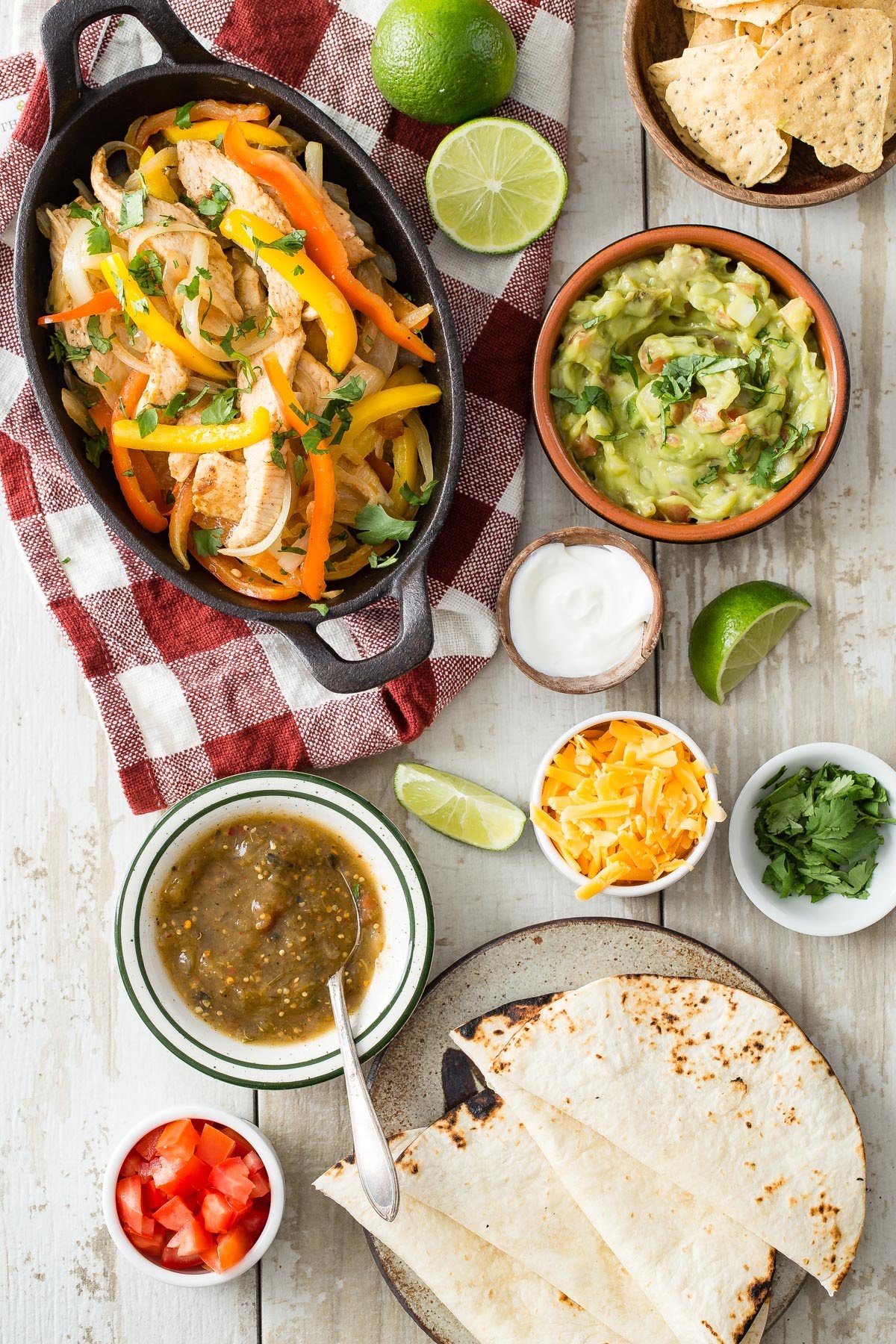 Chicken Fajitas from weelicious.com