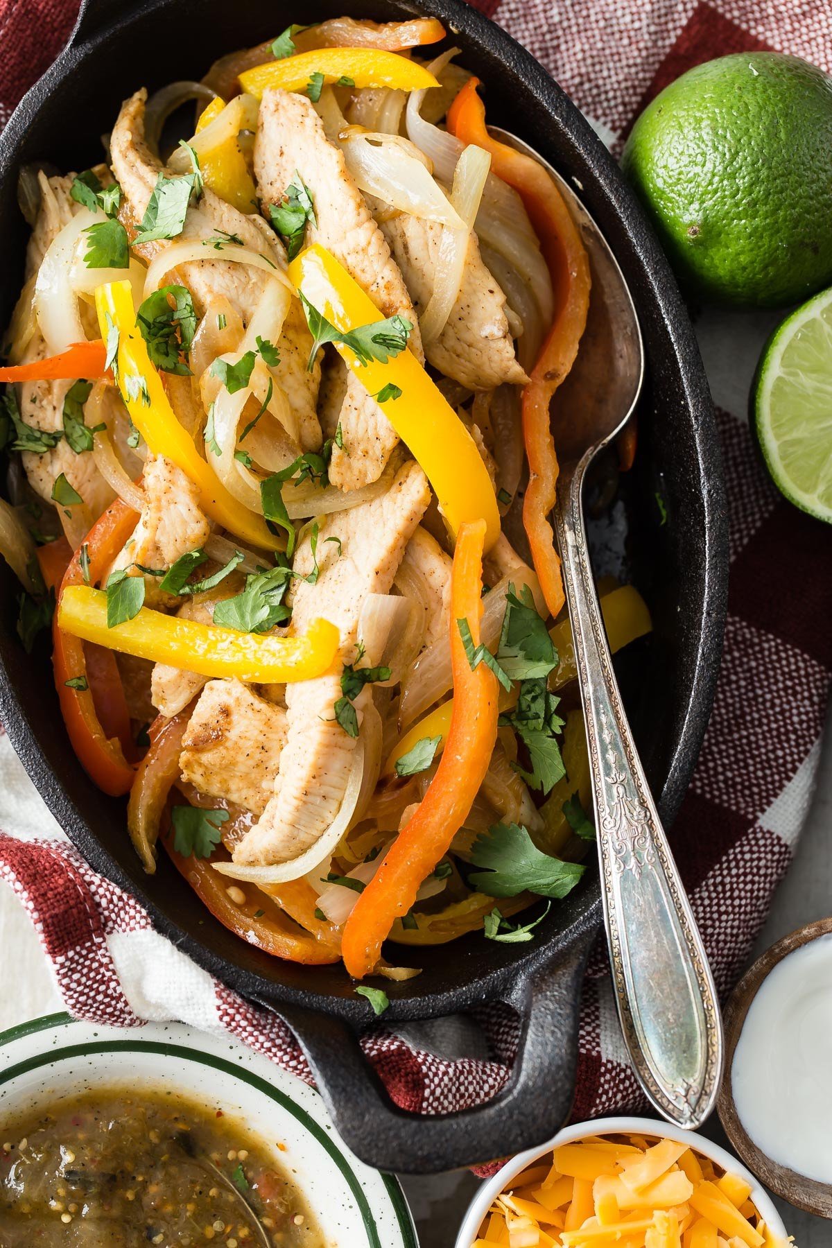 Chicken Fajitas from weelicious.com