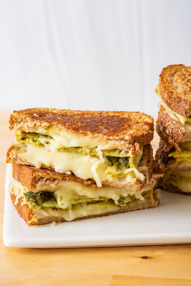 Egg Pesto Melt - Weelicious