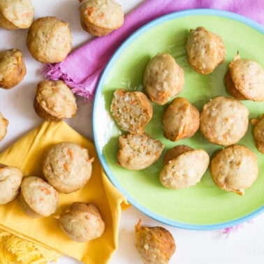 Carrot Apple Coconut Muffins from weelicious.com