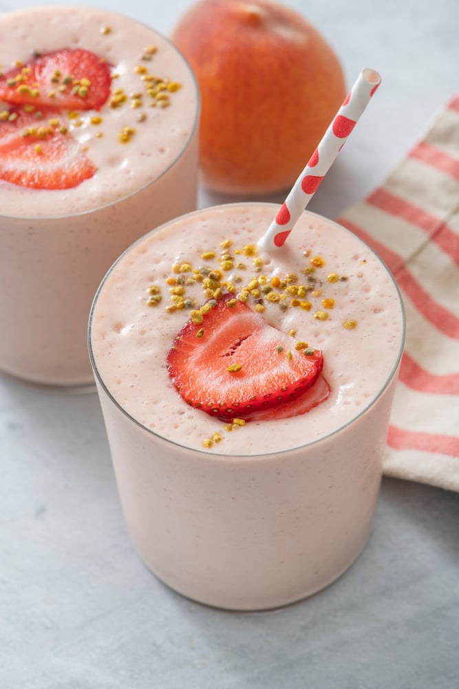 Strawberry Peach Smoothie Recipe