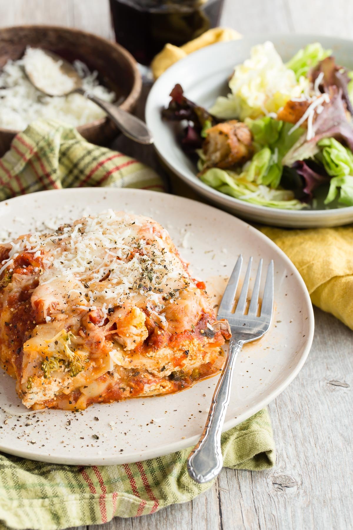 Crock Pot Veggie Lasagna from weelicious.com