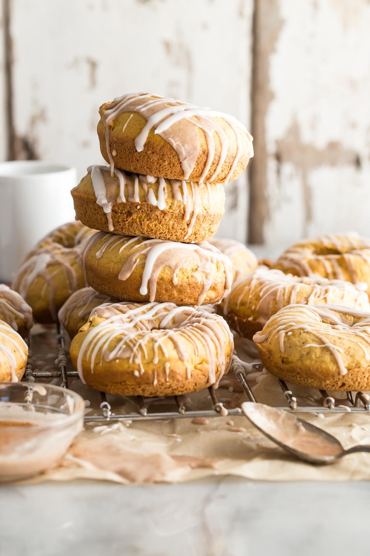 Mini Donut Recipe // Baked Pumpkin Spice Mini Donuts » Lovely Indeed