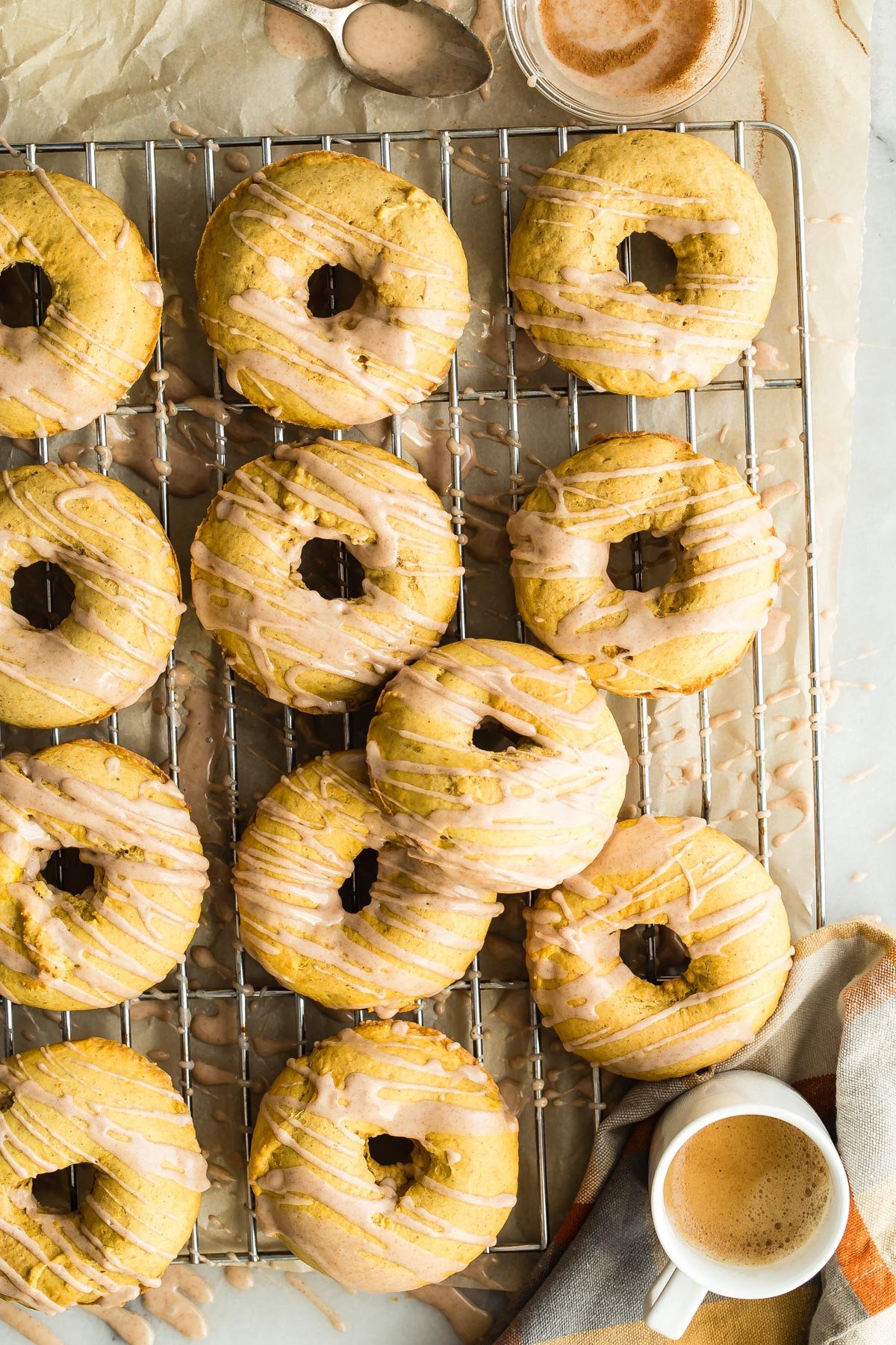 Baked Pumpkin Donuts from weelicious.com