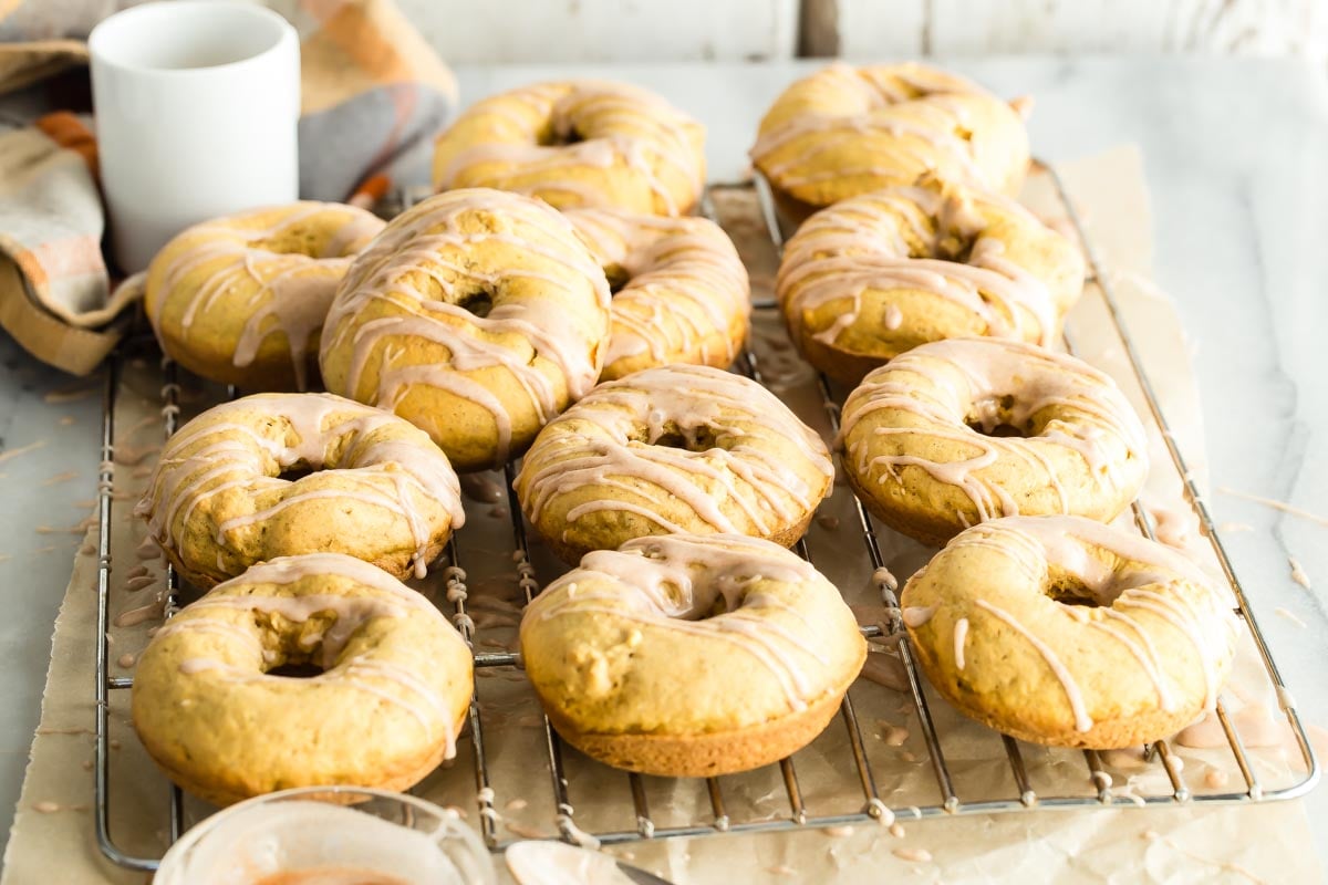 Baked Pumpkin Doughnuts - Weelicious