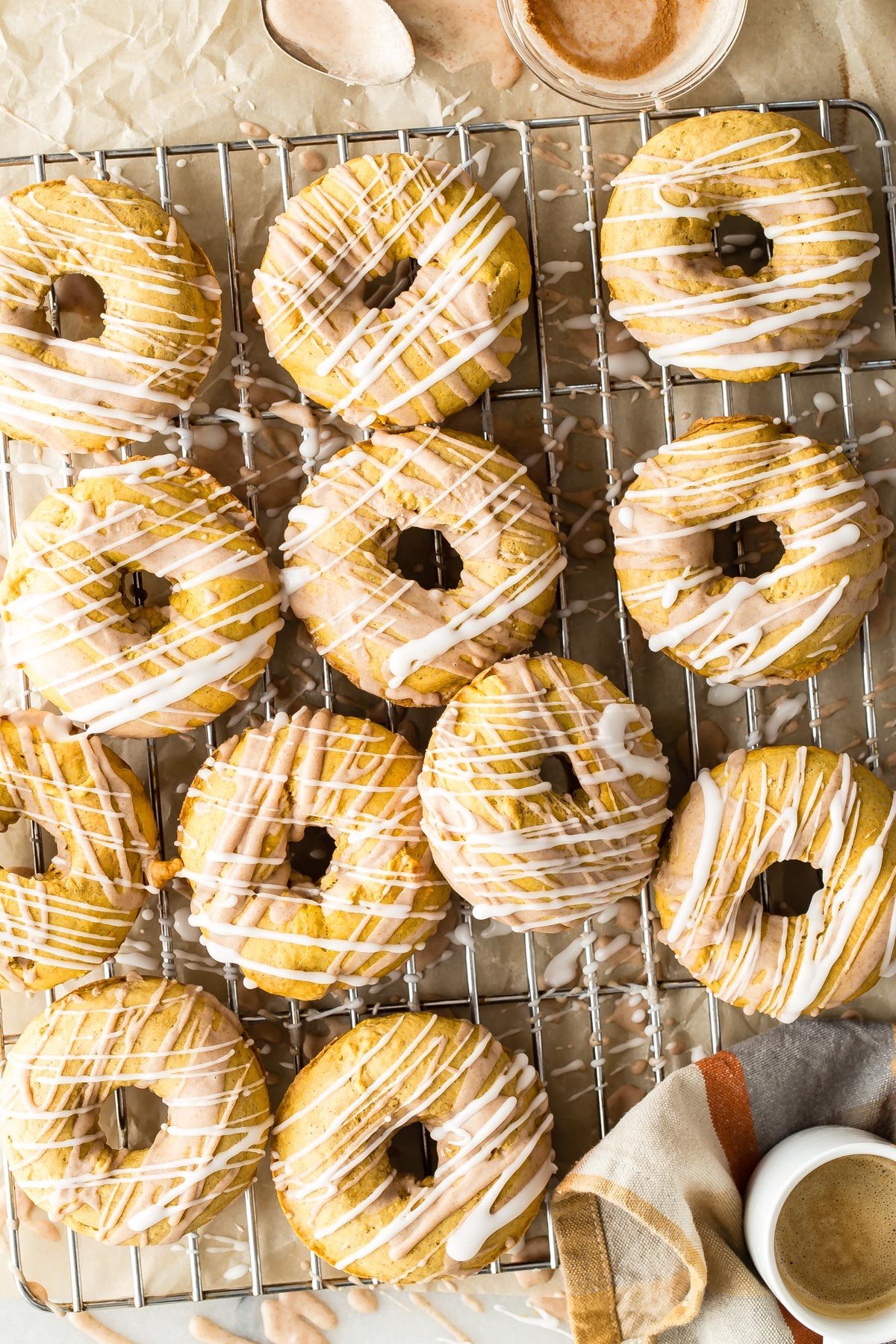 Baked Pumpkin Donuts from weelicious.com