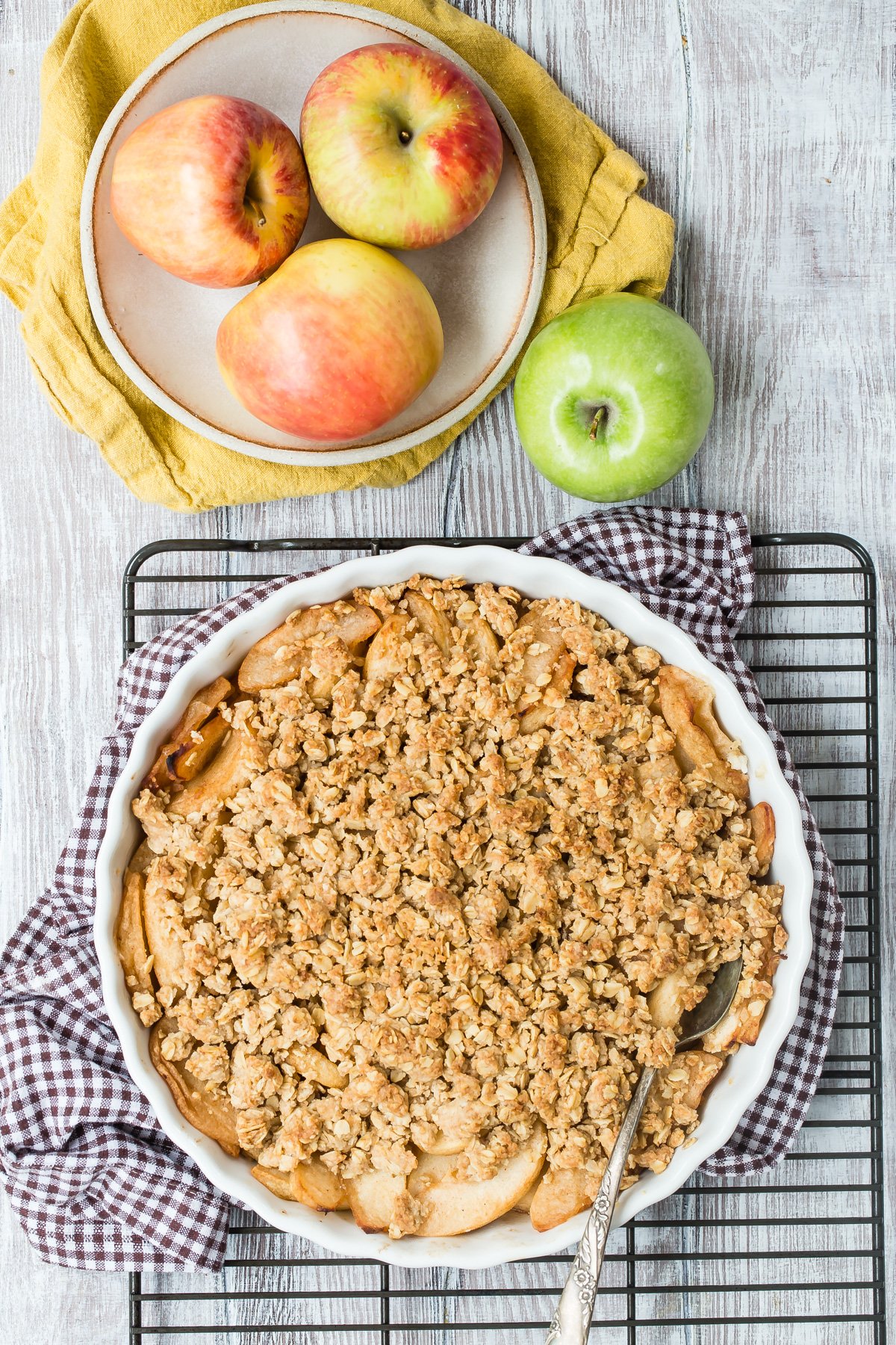 Cinnamon Apple Crisp from Weelicious.com