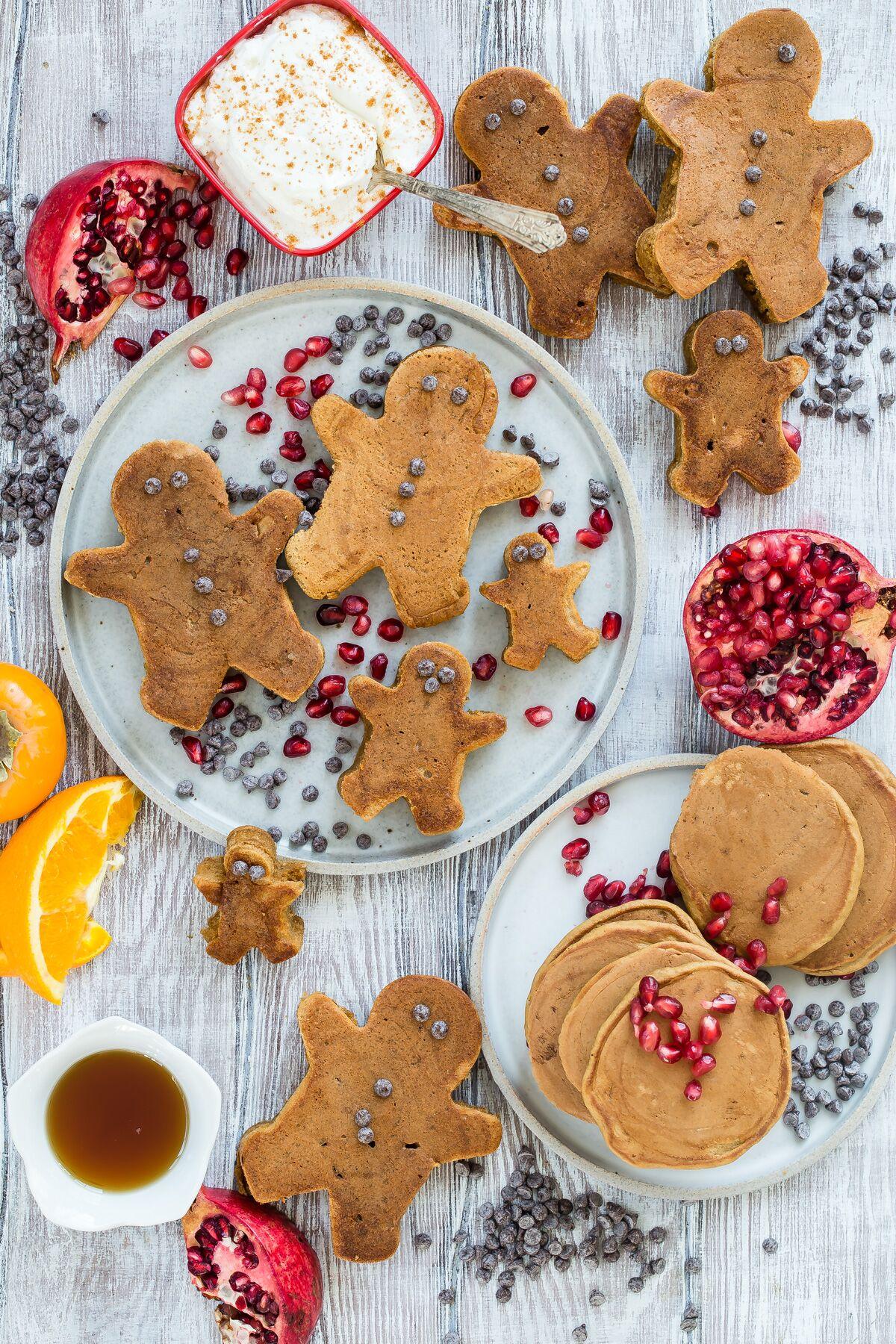 Gingerbread Pancakes recipe from Weelicious.com