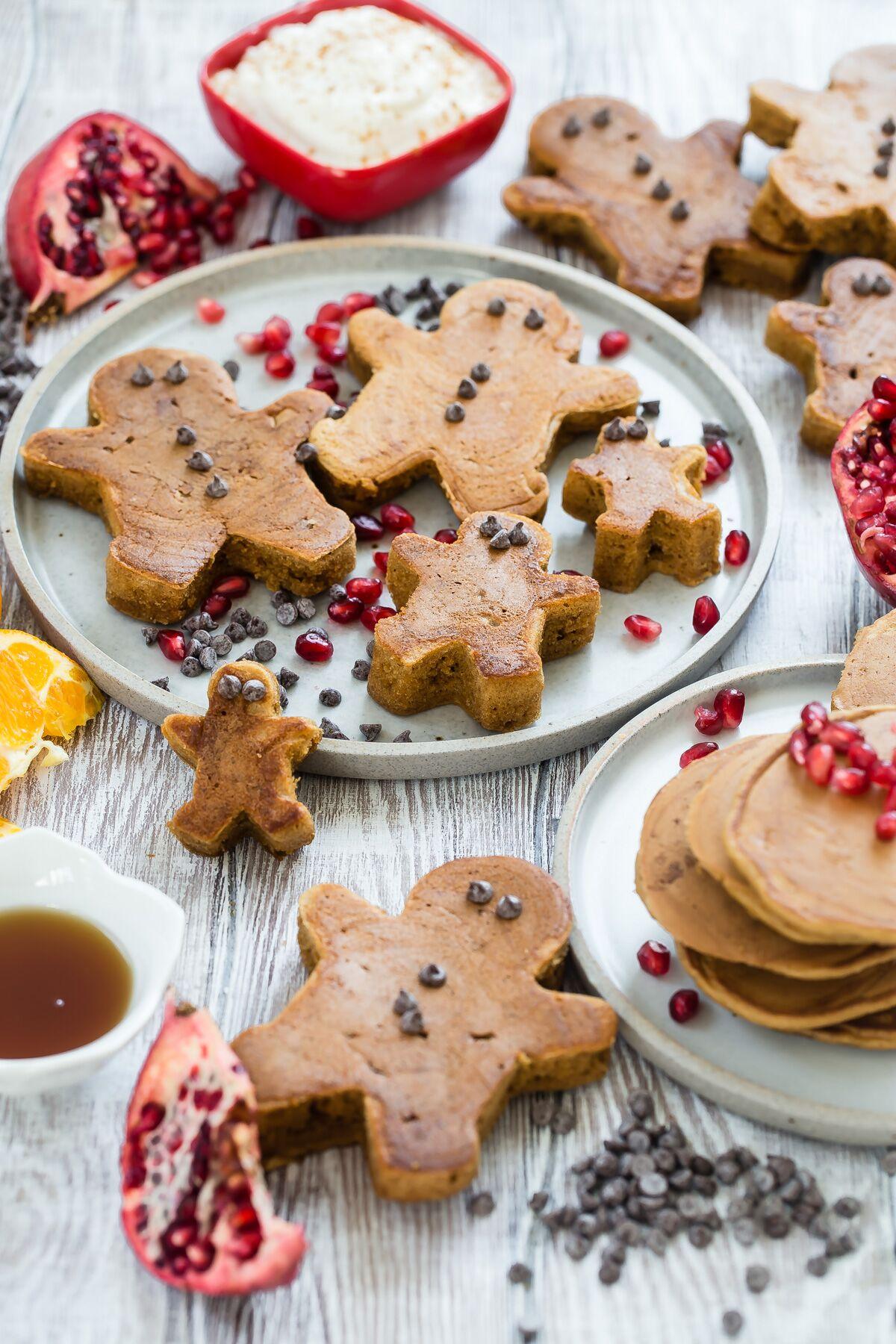 Gingerbread Pancakes recipe from Weelicious.com