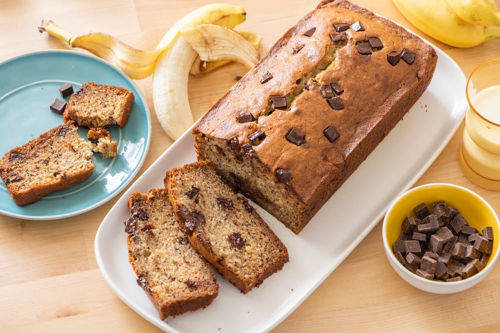 Banana Chocolate Chip Bread