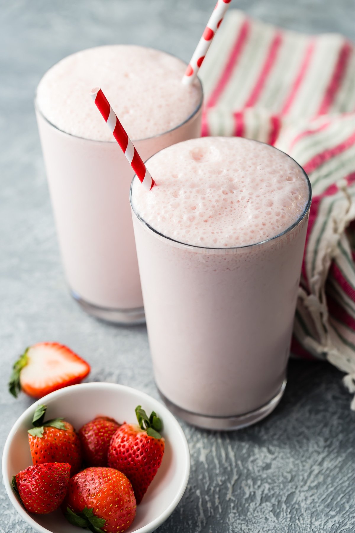 Strawberry Pink Milk recipe from Weelicious.com