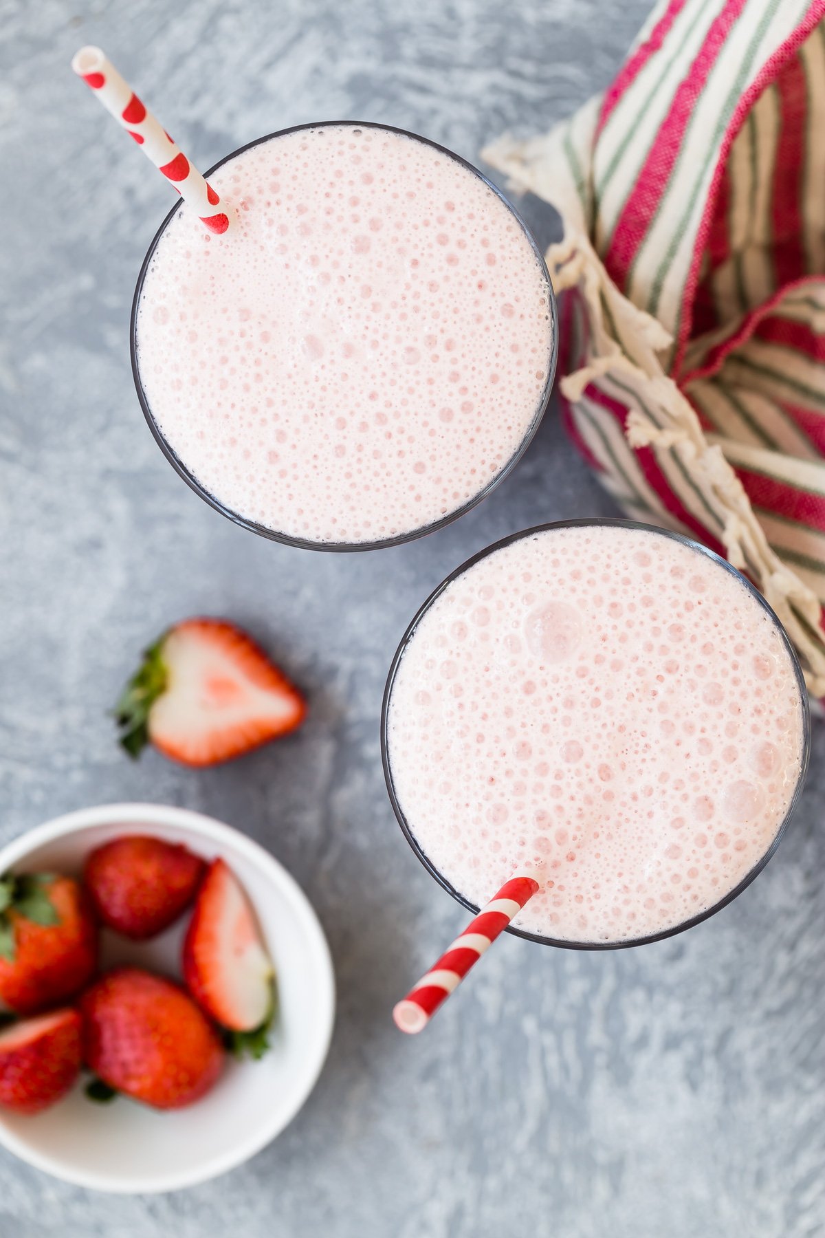 Strawberry Pink Milk recipe from Weelicious.com