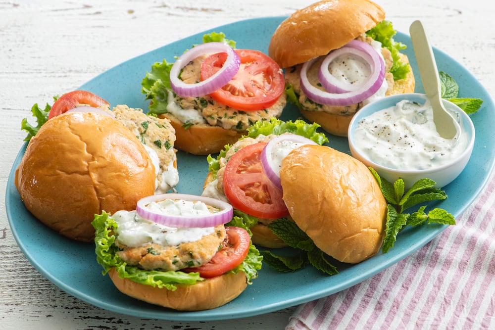 Middle Eastern Chicken Burgers Weelicious