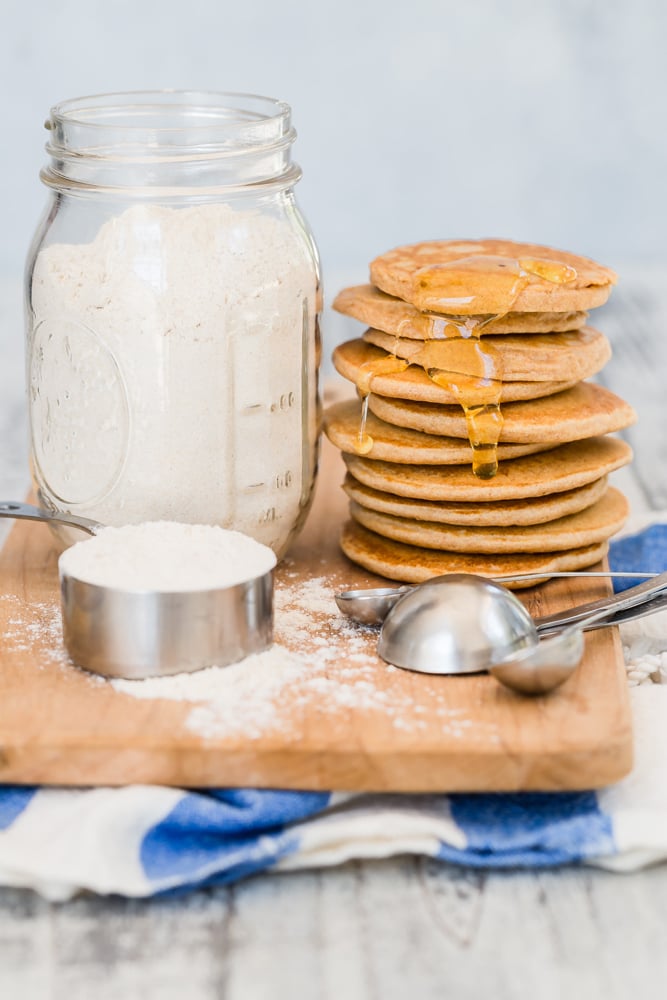 Whole Wheat Pancake and Waffle Mix from Weelicious.com