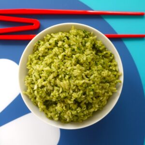 Spinach Pesto on Rice from Weelicious