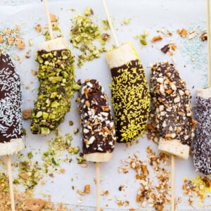 Frozen Bananas on a Stick from Weelicious.com