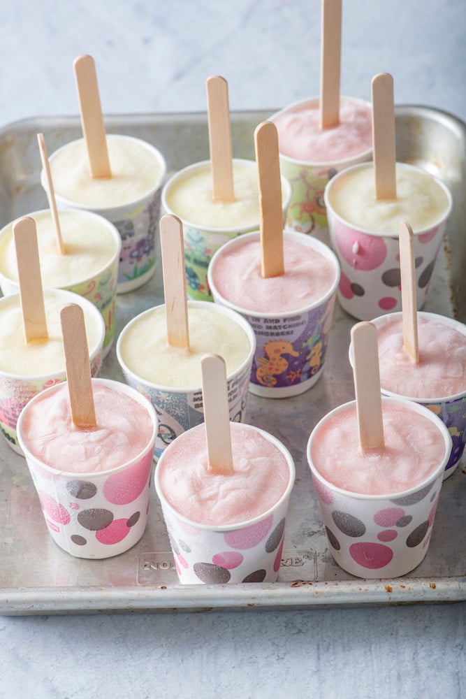 Frozen Pineapple Yogurt Pops - Creative Cynchronicity