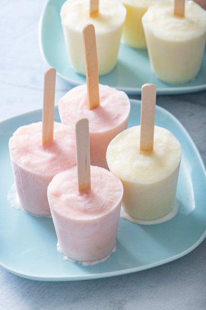 Frozen Pineapple Yogurt Pops - Creative Cynchronicity