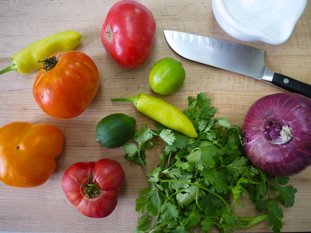 Heirloom Tomato Pico de Gallo from Weelicious