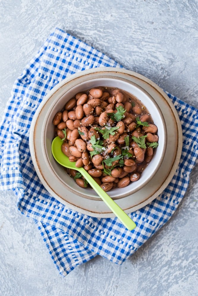 Pressure Cooker Pinto Beans - Weelicious