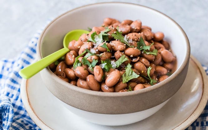 Pressure Cooker Pinto Beans Weelicious