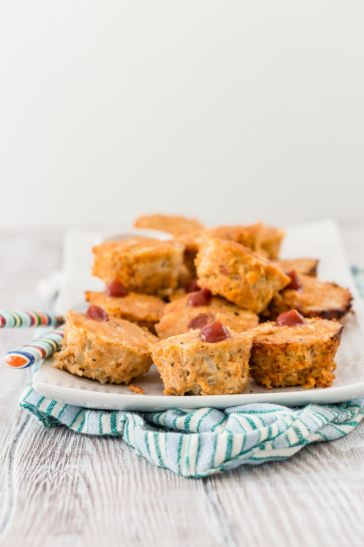 Chicken Rissoles - Yummy baked chicken parmesan bites