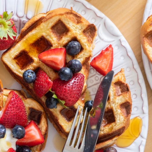 Waffle French Toast - My Fussy Eater