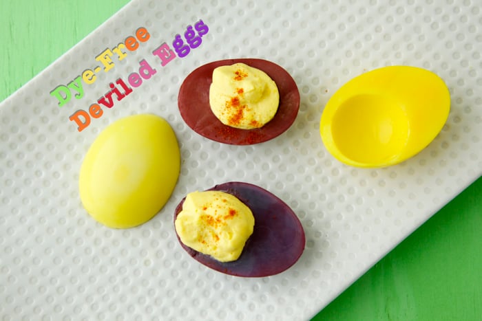 Dye-Free Deviled Eggs