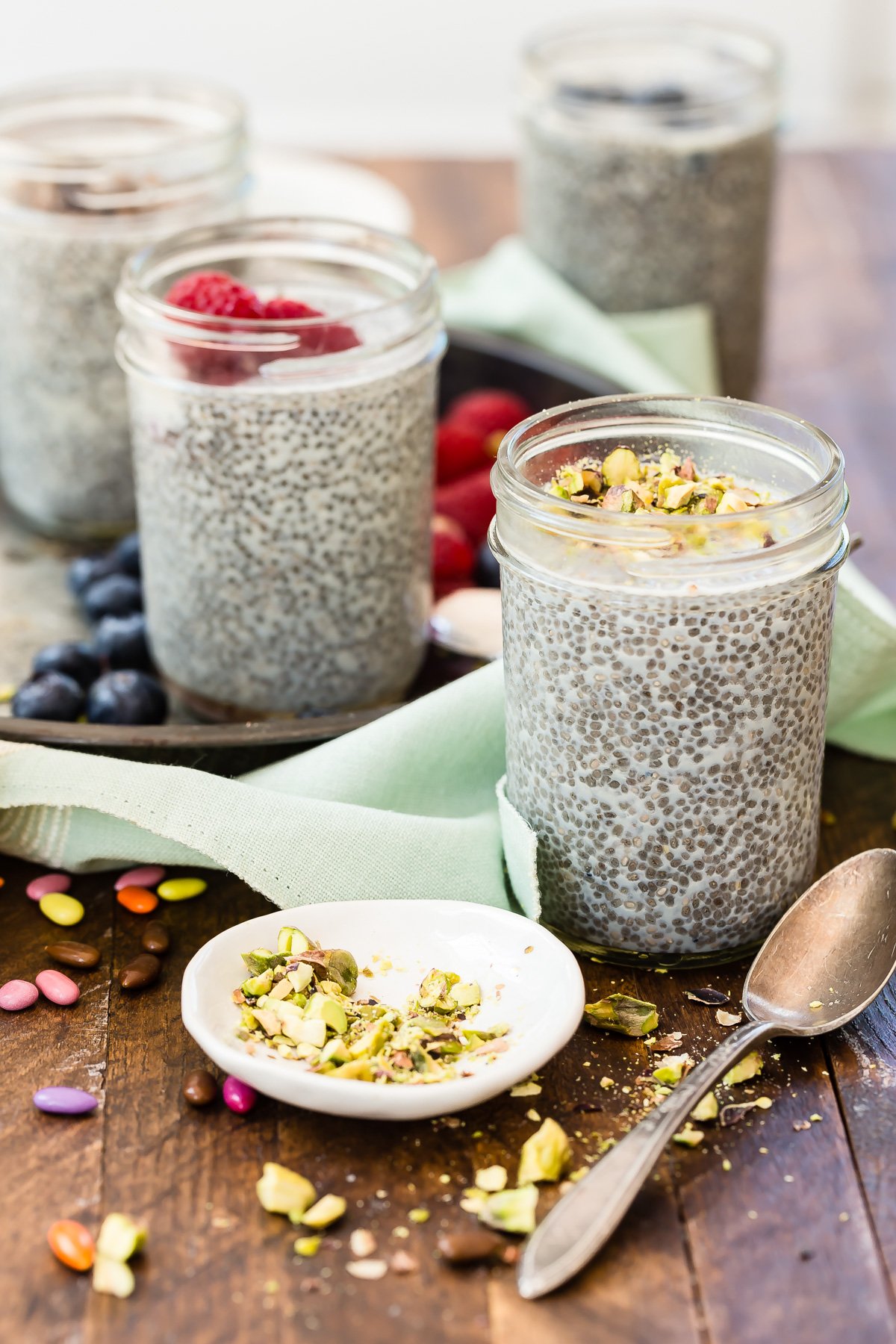 Chia Pudding Breakfast Parfaits Four Ways - Project Meal Plan